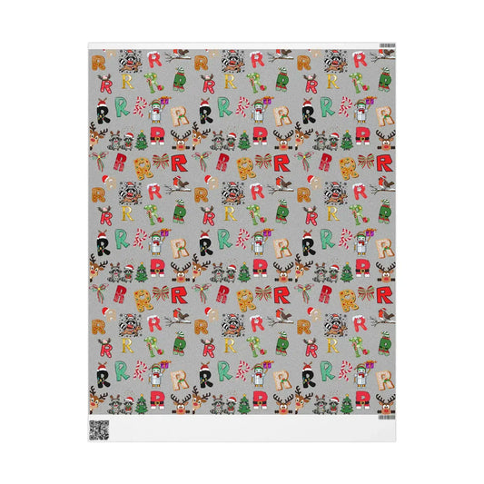 "R" Christmas Wrapping Paper β Alphabet Gift Swap Collection