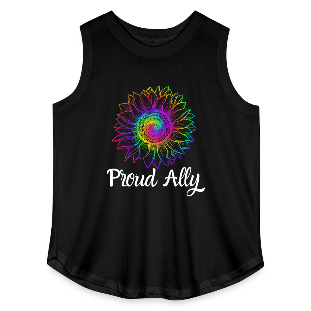 Proud Ally - Women's Curvy Tank - black