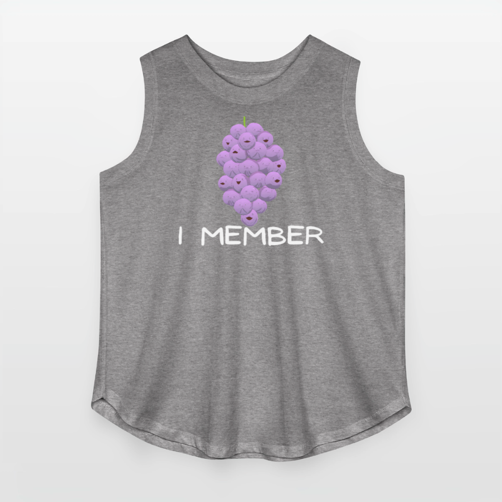 I Member - Women’s Curvy Tank - granite heather
