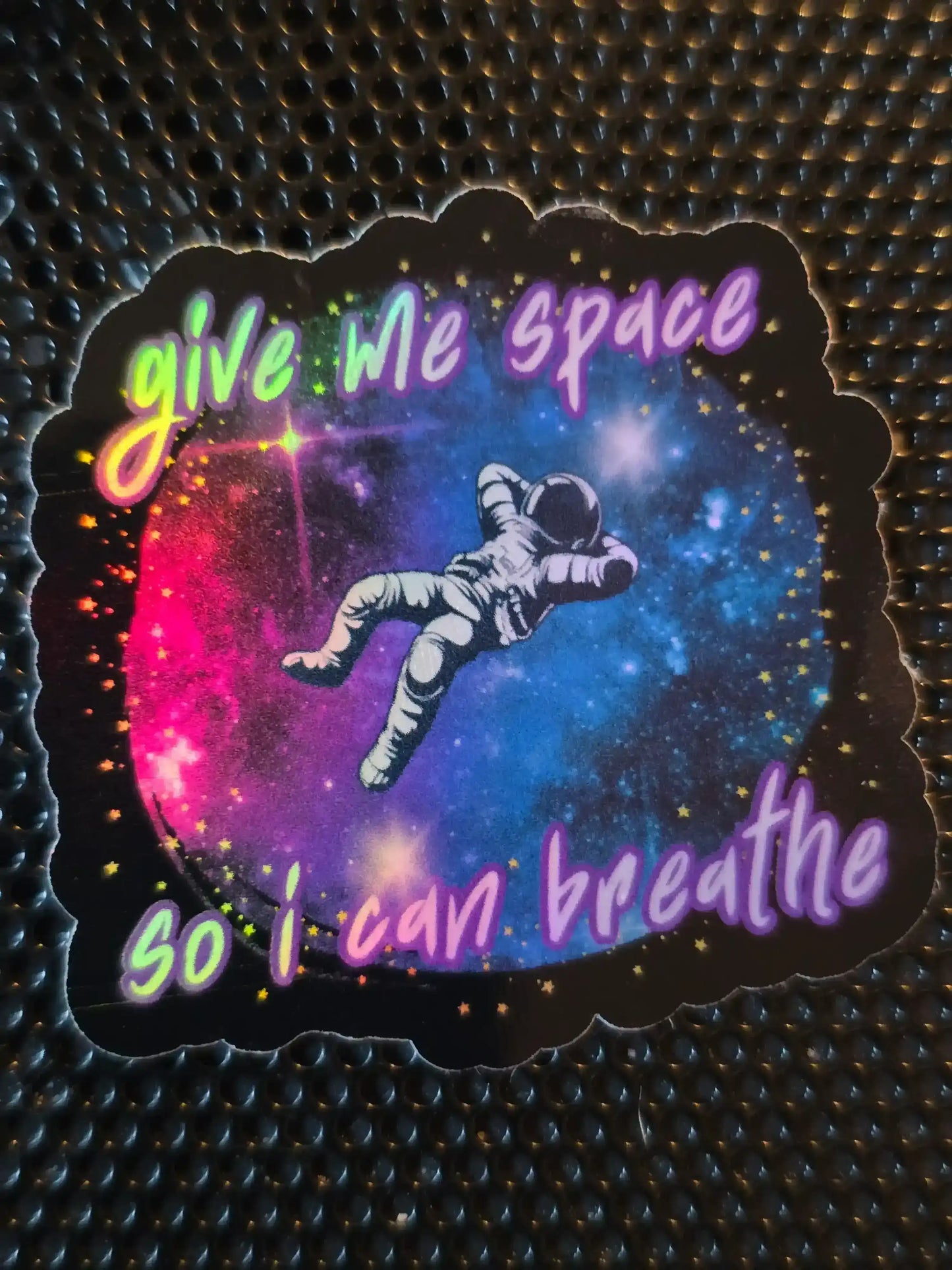 Give Me Space So I Can Breathe | Something Corporate Lyrics Vinyl Sticker