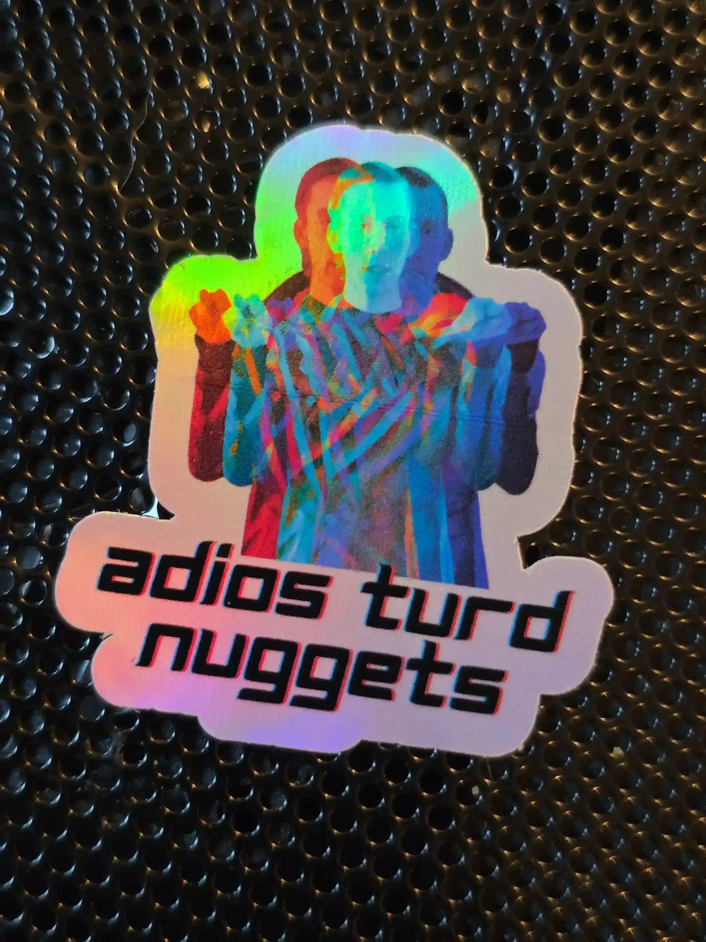 Adios Turd Nuggets Sticker | Grandma’s Boy Movie Quote Vinyl Sticker