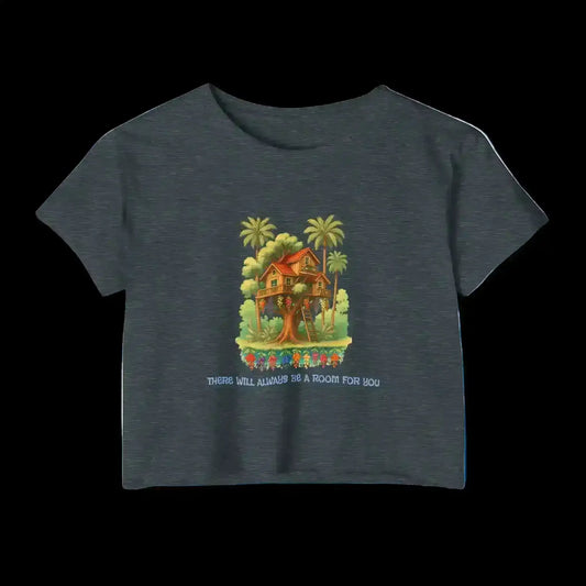"There Will Always Be A Room For You" - Andrew McMahon in the Wilderness House in the Trees Lyric Inspired Crop Top - Cady Creations
