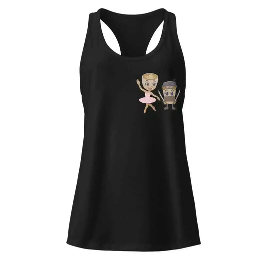 Ballerina Cappuccina Cappuccino Assassino - Racerback Tank - Cady Creations