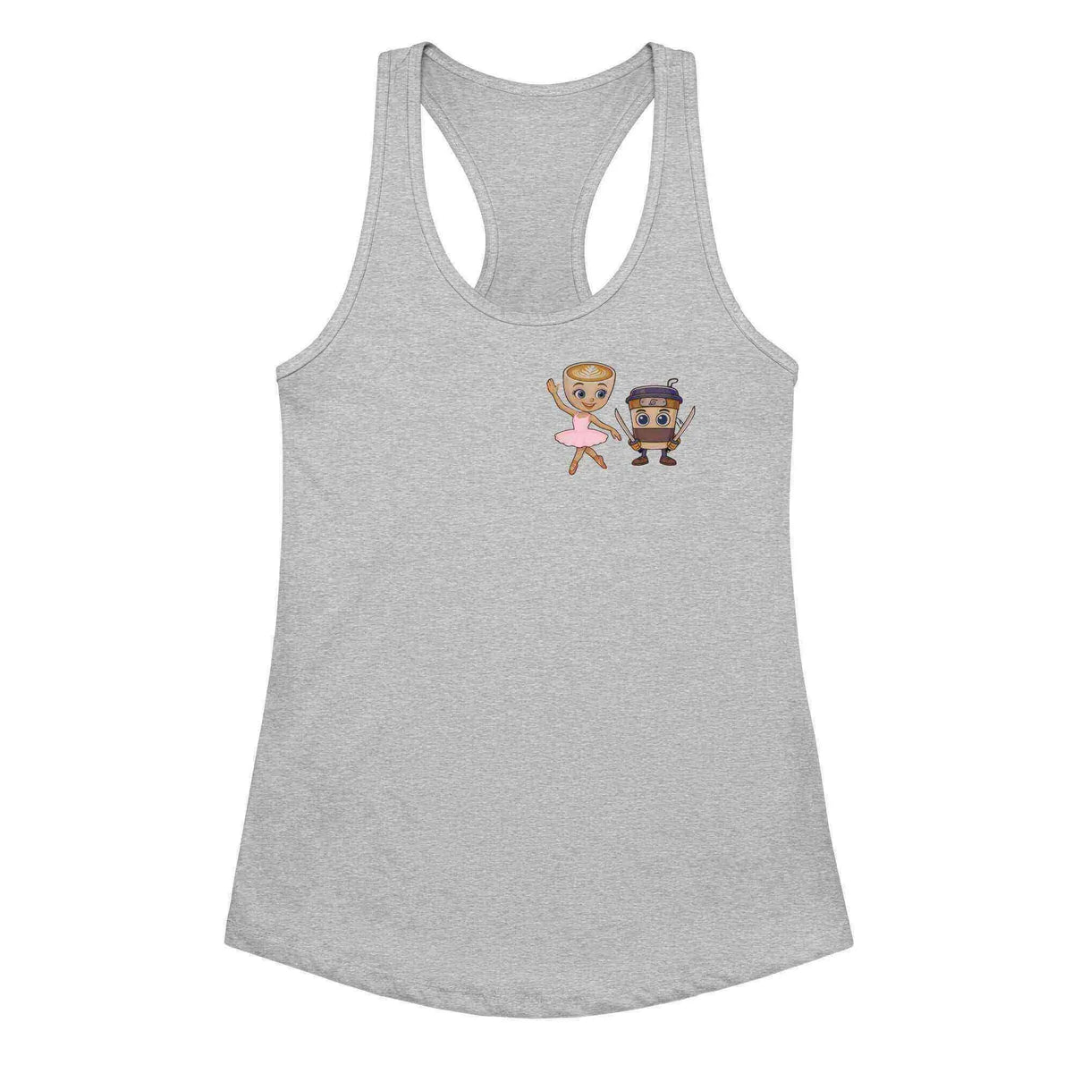 Ballerina Cappuccina Cappuccino Assassino - Racerback Tank - Cady Creations