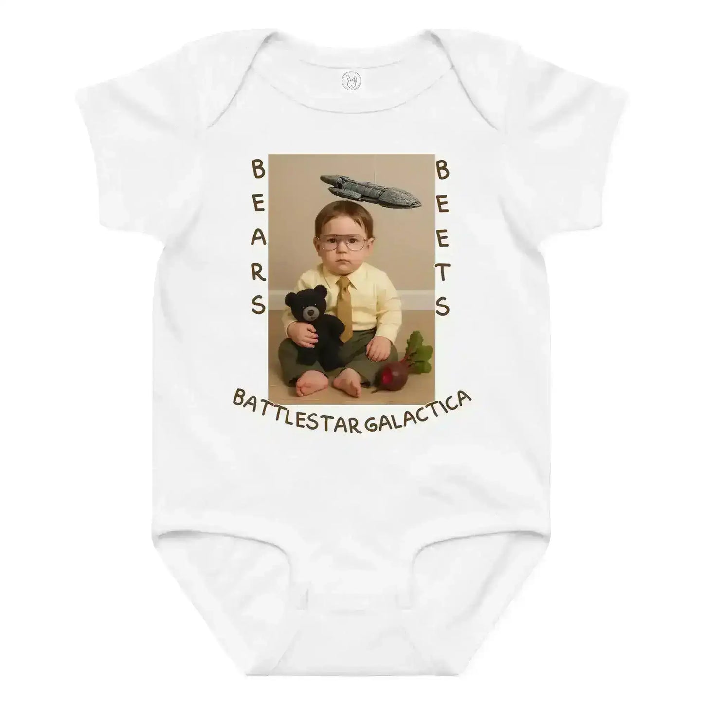 Bears Beets Battlestar Galactica Baby Onesie - Cady Creations