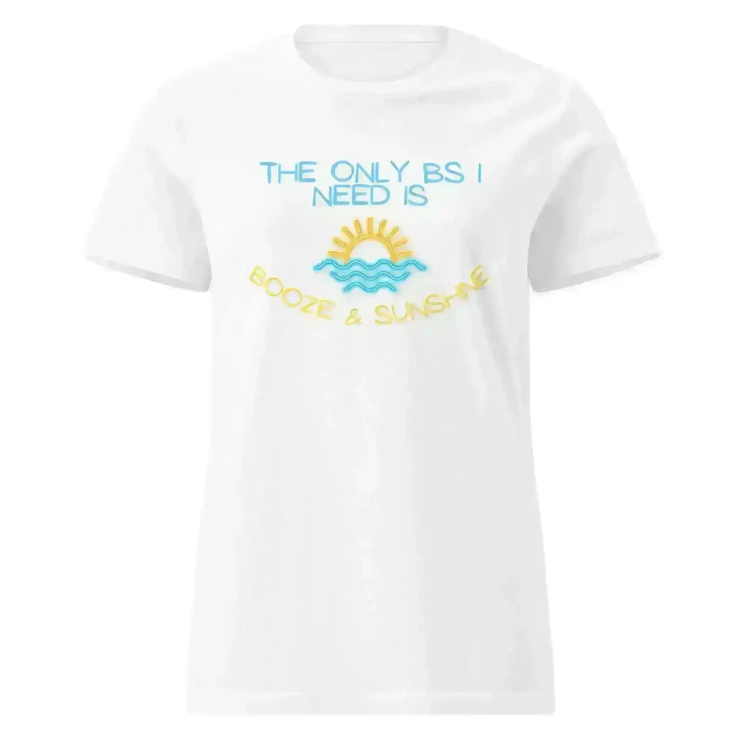 Booze & Sunshine - Fitted Tee - Cady Creations
