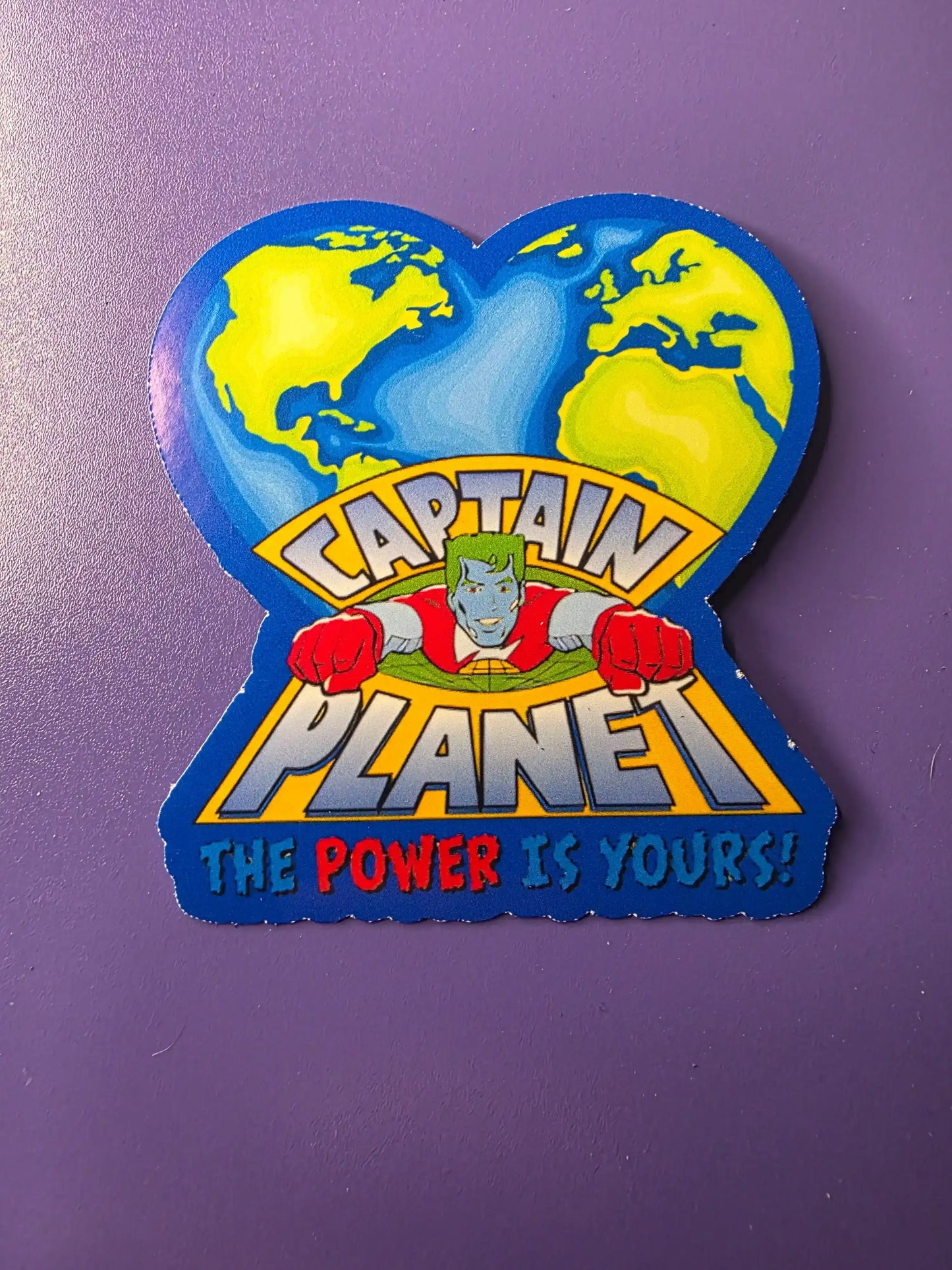 Captain Planet The Power Is Yours - Premium Vinyl Sticker - Cady Creations