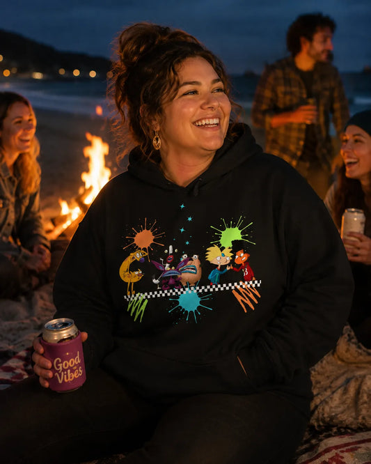 90s Nostalgia Cartoon - Pullover Hoodie