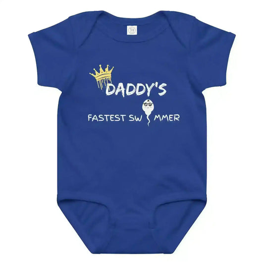 Daddy's Fastest Swimmer - Baby Onesie - Cady Creations