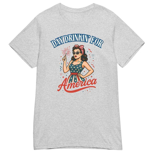 Day Drinkin' For America - Fitted Tee - Cady Creations