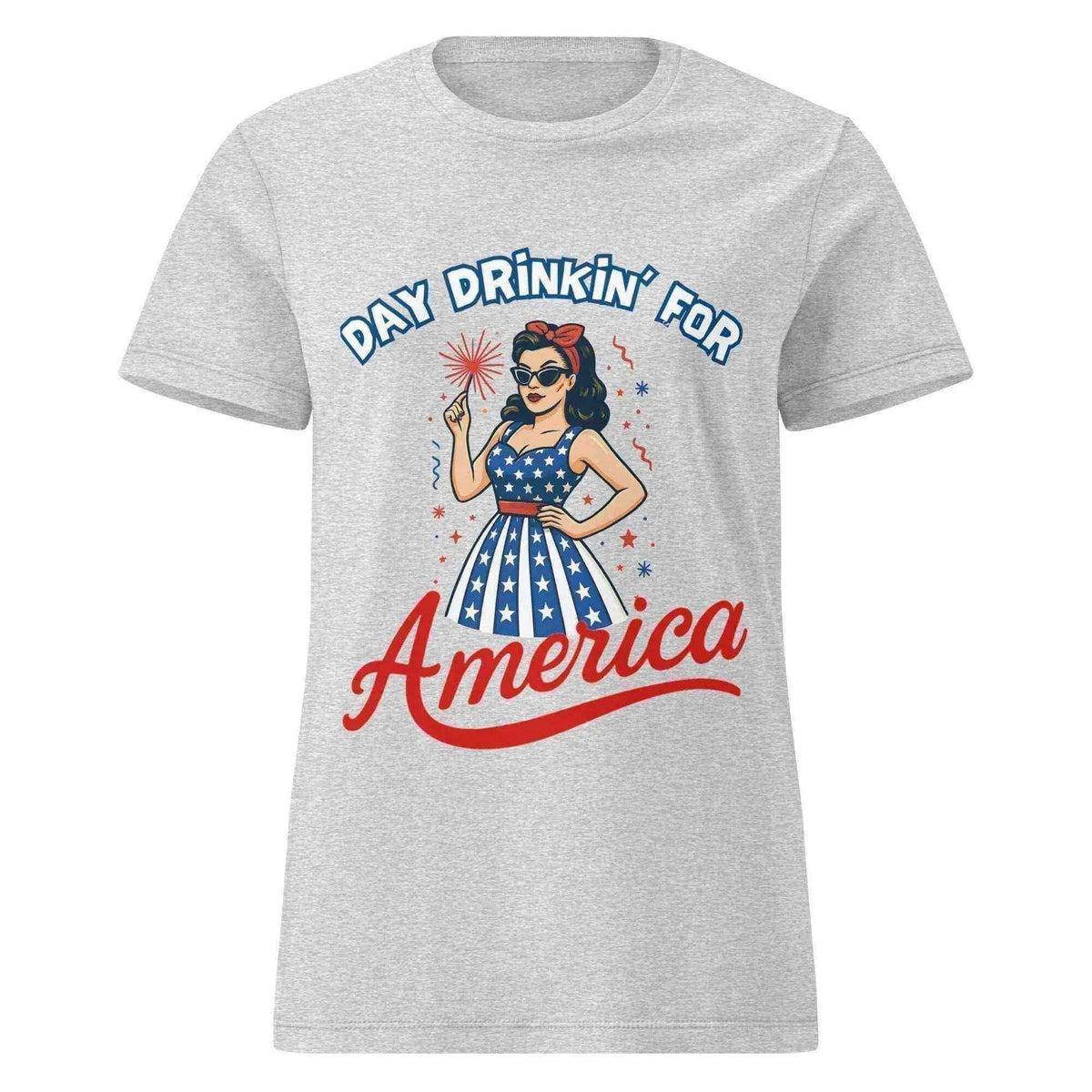 Day Drinkin' For America - Fitted Tee - Cady Creations