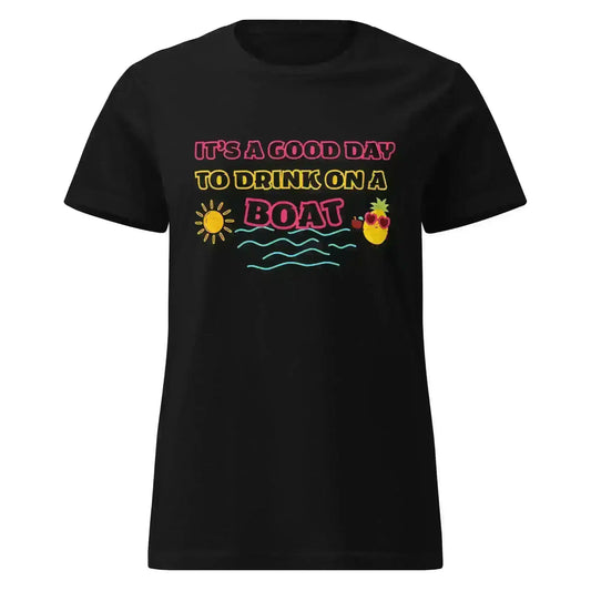 Drink On A Boat - Fitted Tee - Cady Creations