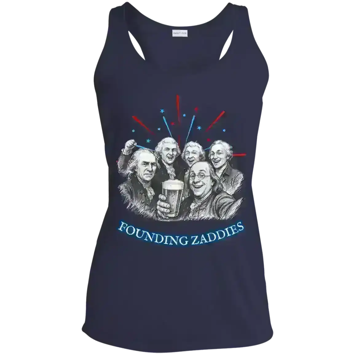Founding Zaddies - Racerback Tank - Cady Creations