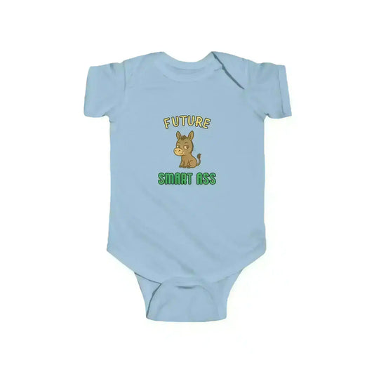 "Future Smart Ass" - Humorous Donkey Baby Onesie - Cady Creations