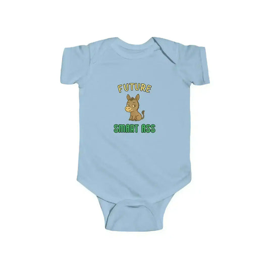 "Future Smart Ass" - Humorous Donkey Baby Onesie - Cady Creations