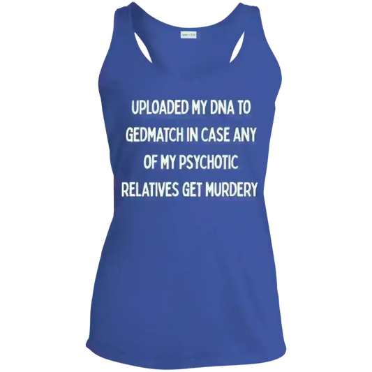 GEDmatch DNA - Racerback Tank - Cady Creations