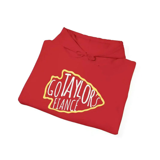 Go Taylor's Fiancé Pullover Hoodie - Pop Culture Chiefs Humor - Cady Creations