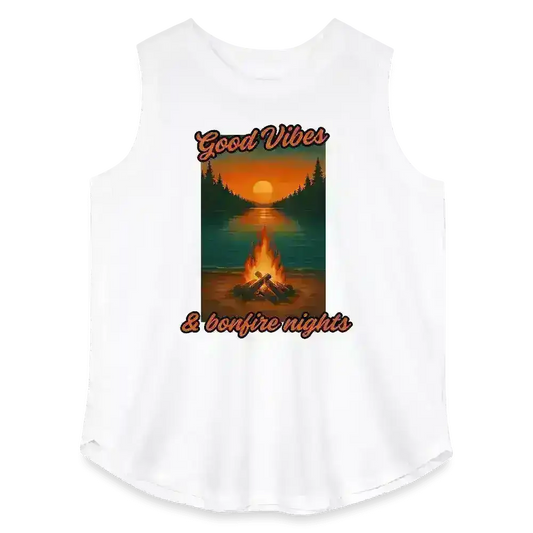 Good Vibes & Bonfire Nights - Curvy Tank - Cady Creations