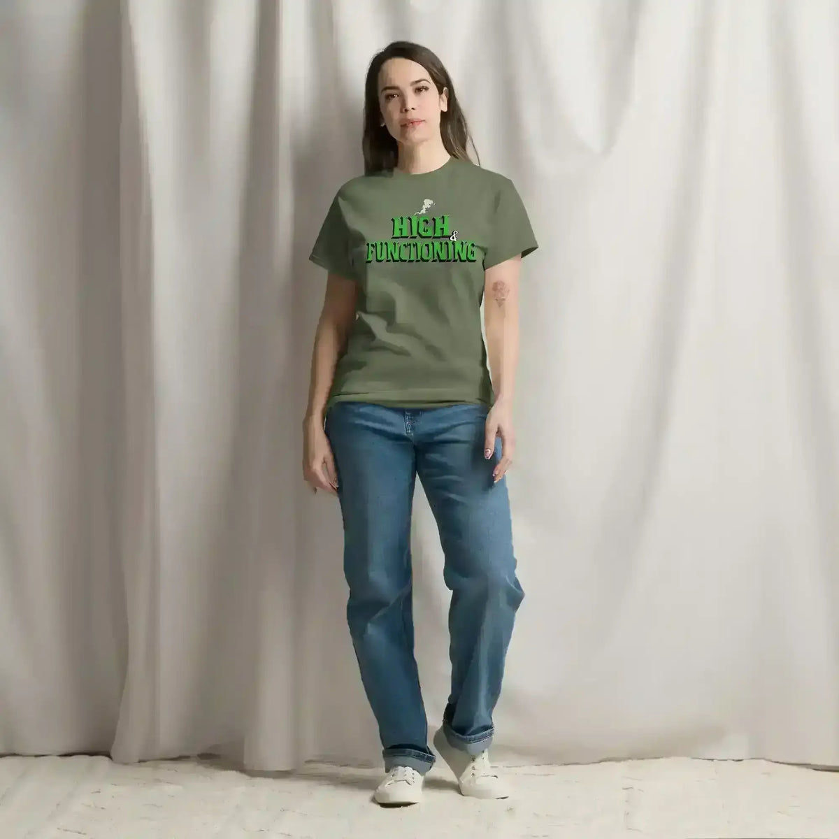 High & Functioning Humor Unisex Tee - Cady Creations