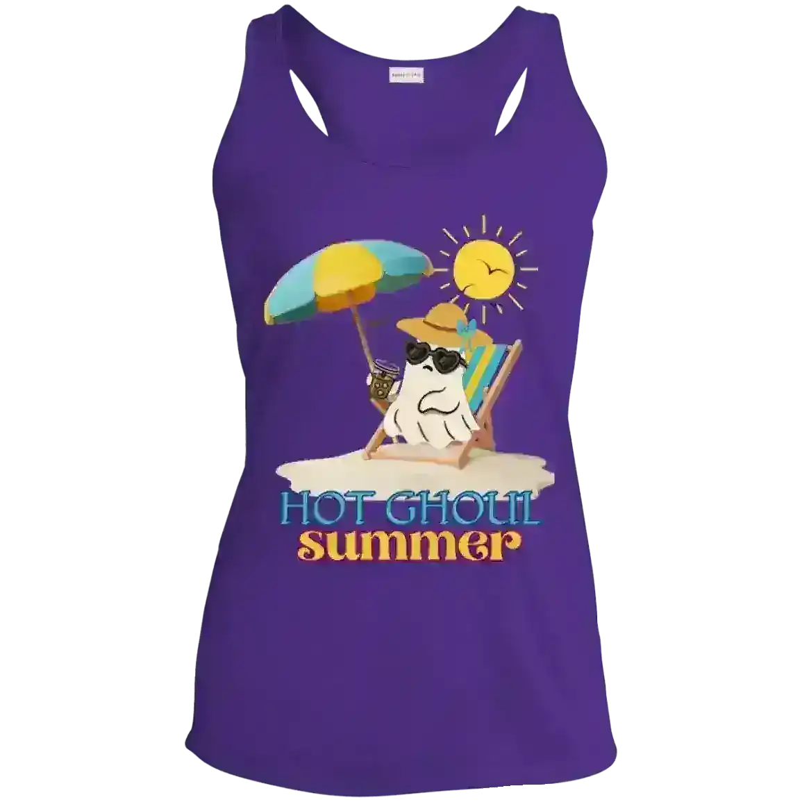 Hot Ghoul Summer - Racerback Tank - Cady Creations