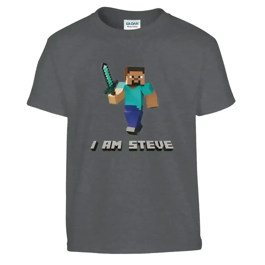 I Am Steve Minecraft - Youth Tee - Cady Creations