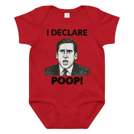 I Declare Poop The Office Inspired Baby Onesie - Cady Creations