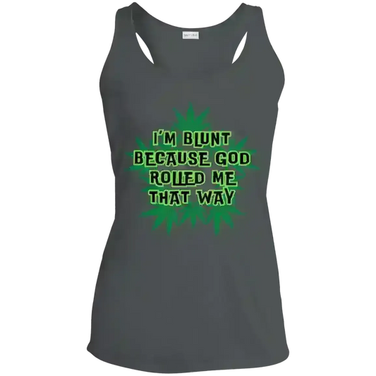 I'm Blunt - Racerback Tank - Cady Creations