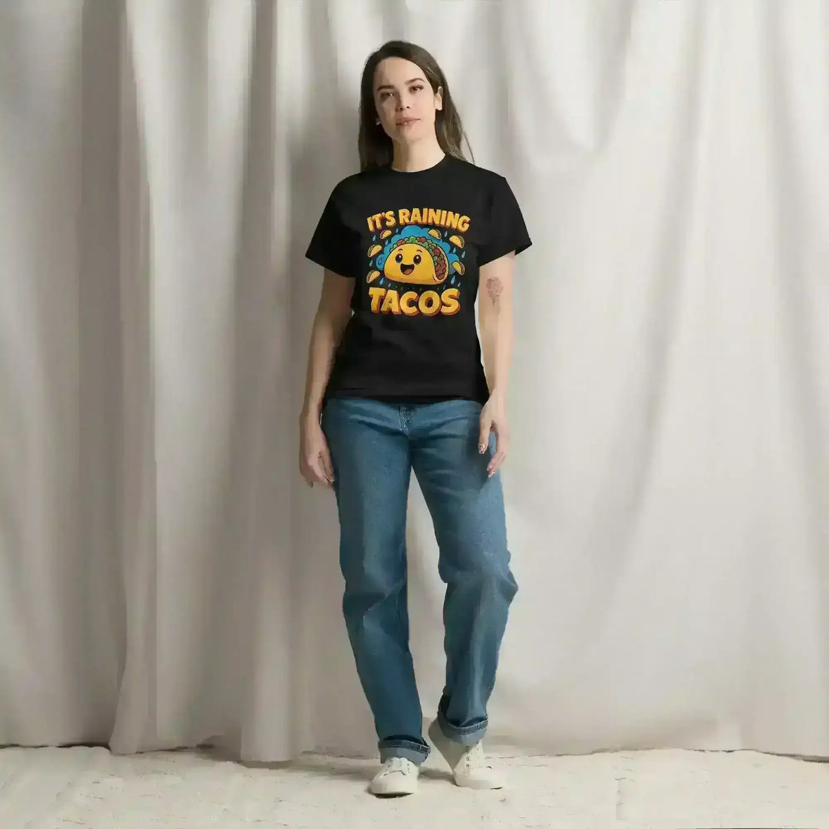 It's Raining Tacos Unisex Tee - Internet Core Food Meme - Cady Creations