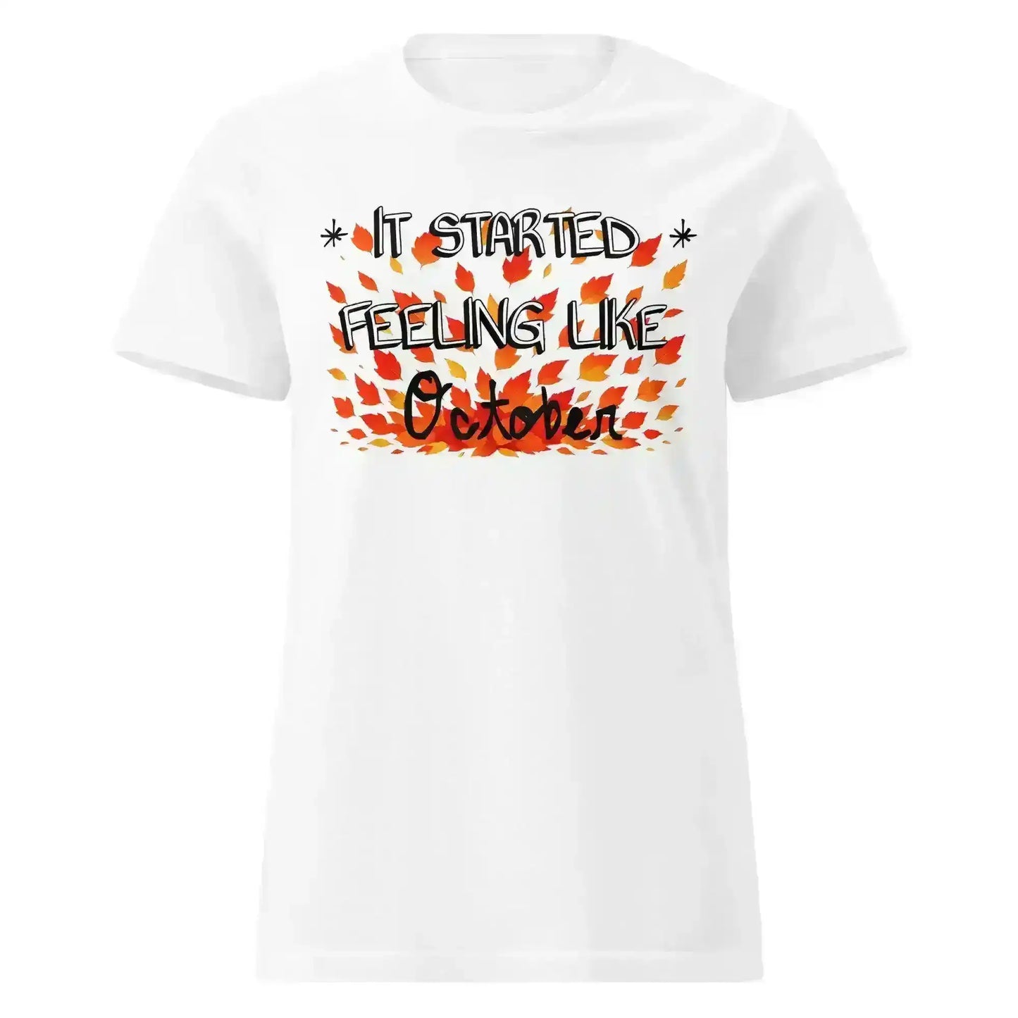 It Started Feeling Like October Jack's Mannequin Inspired Fitted Tee - Cady Creations