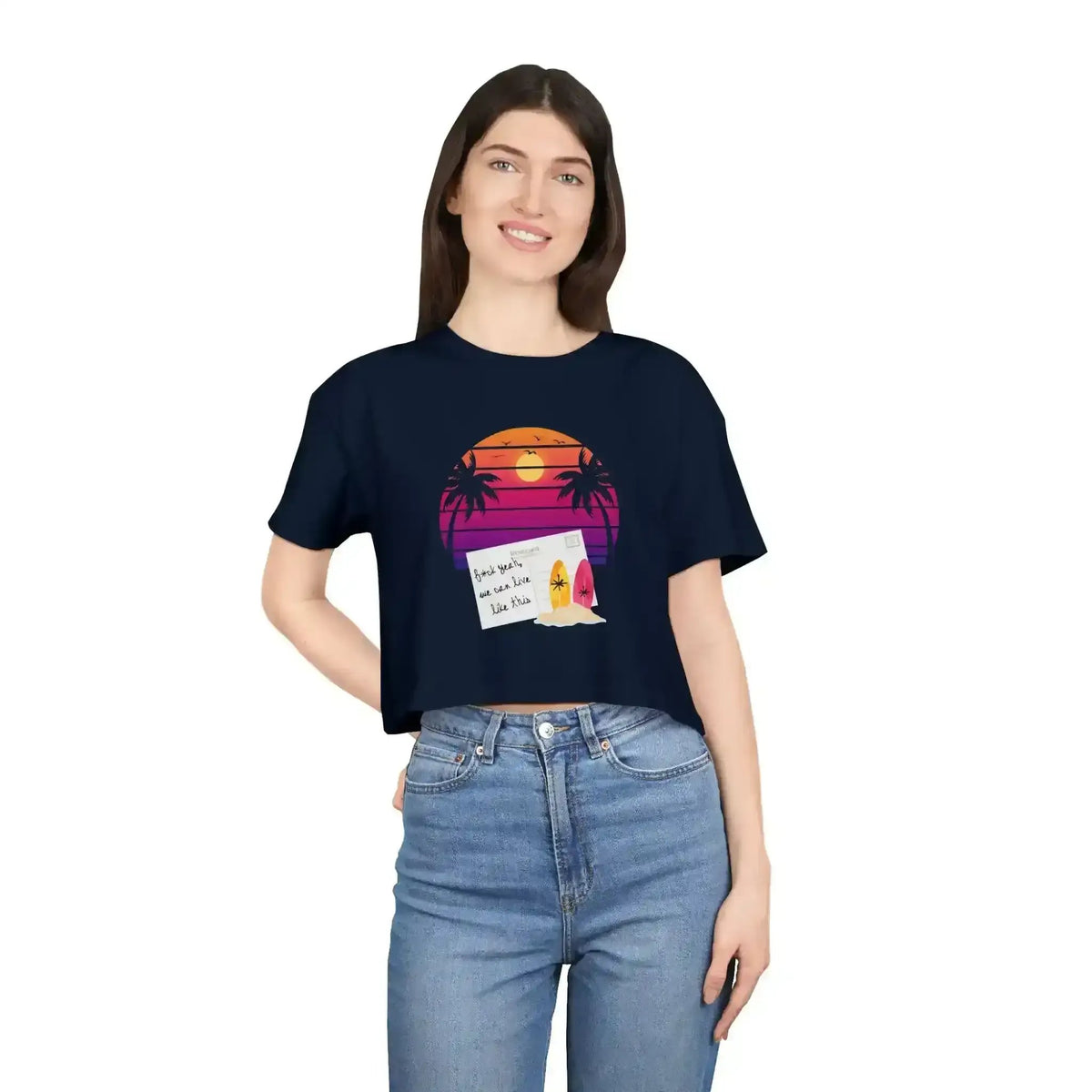 Jack's Mannequin Holiday From Real Inspired - Crop Top - Cady Creations