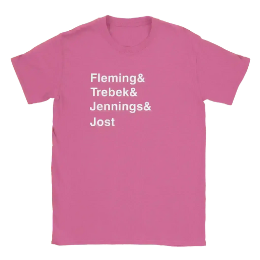Jeopardy Hosts - Unisex Tee - Cady Creations