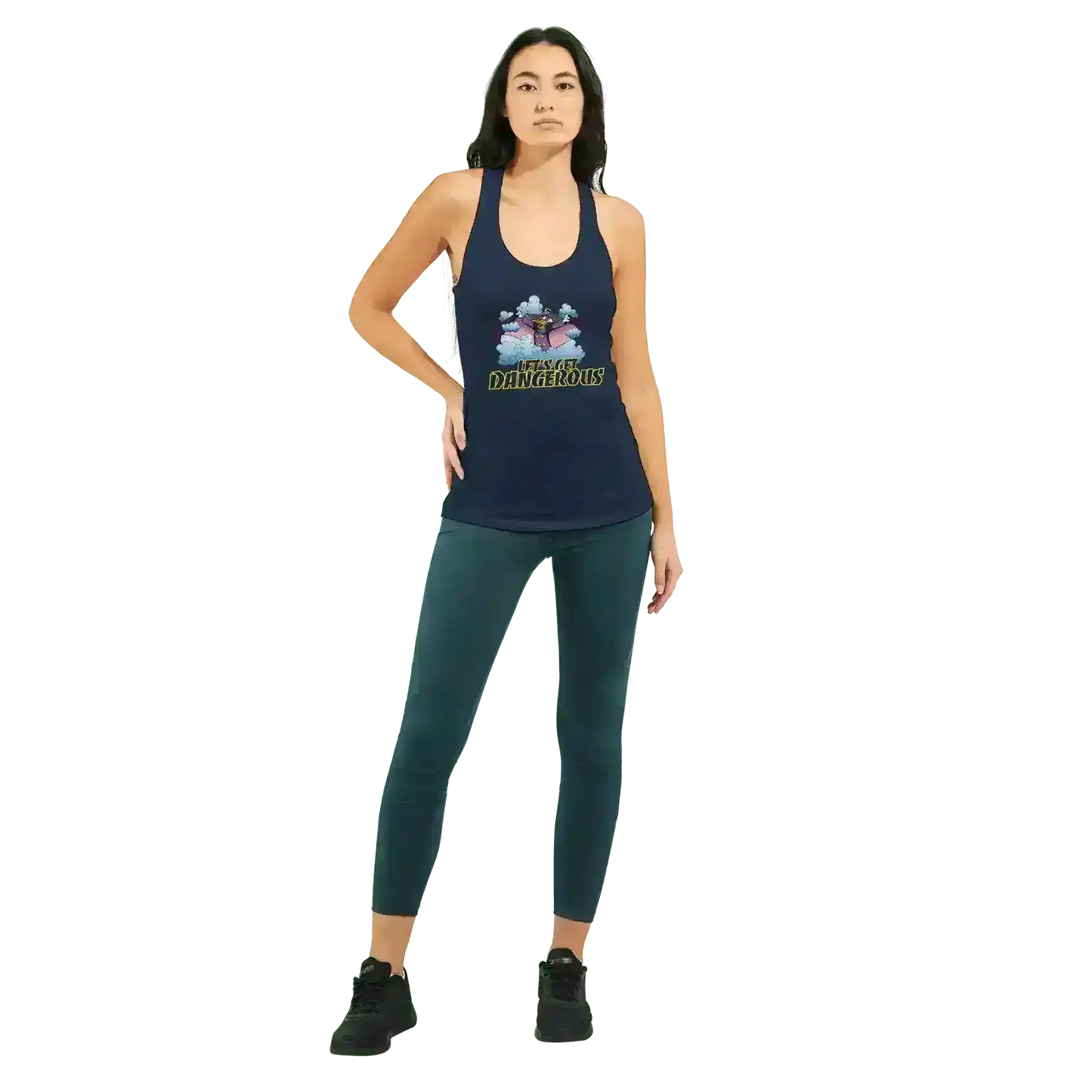 Let's Get Dangerous - Racerback Tank - Cady Creations