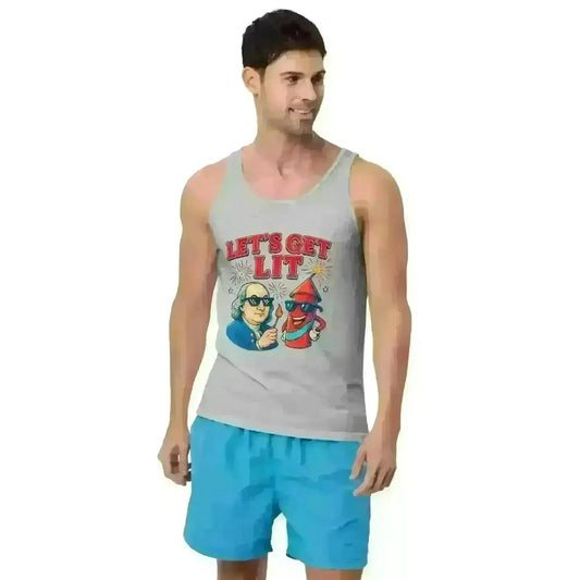 Let's Get Lit - Men's Tank - Cady Creations