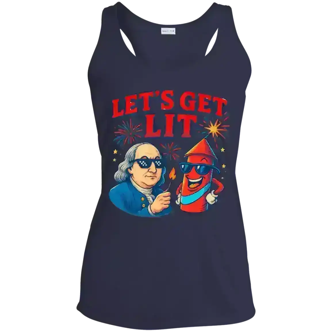 Let's Get Lit - Racerback Tank - Cady Creations
