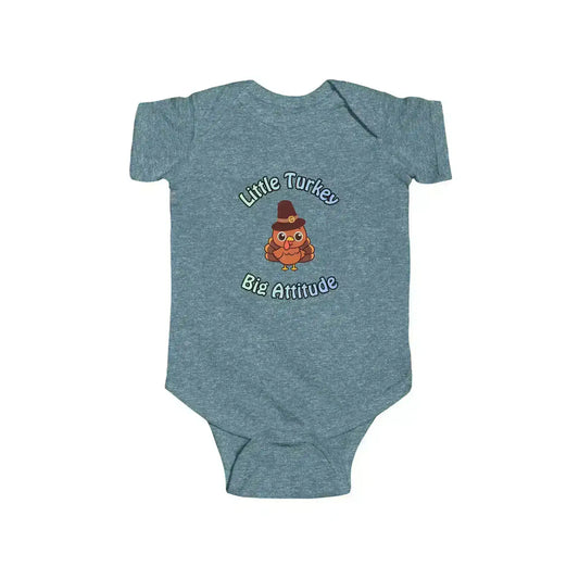 Little Turkey Big Attitude - Baby Onesie - Cady Creations