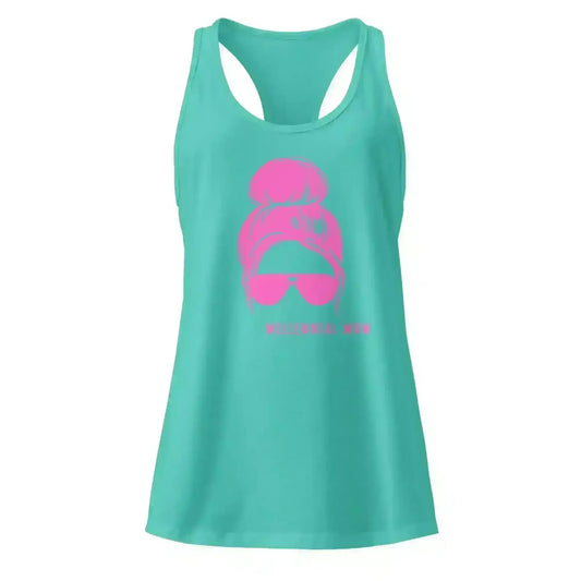 Millennial Mom - Racerback Tank - Cady Creations