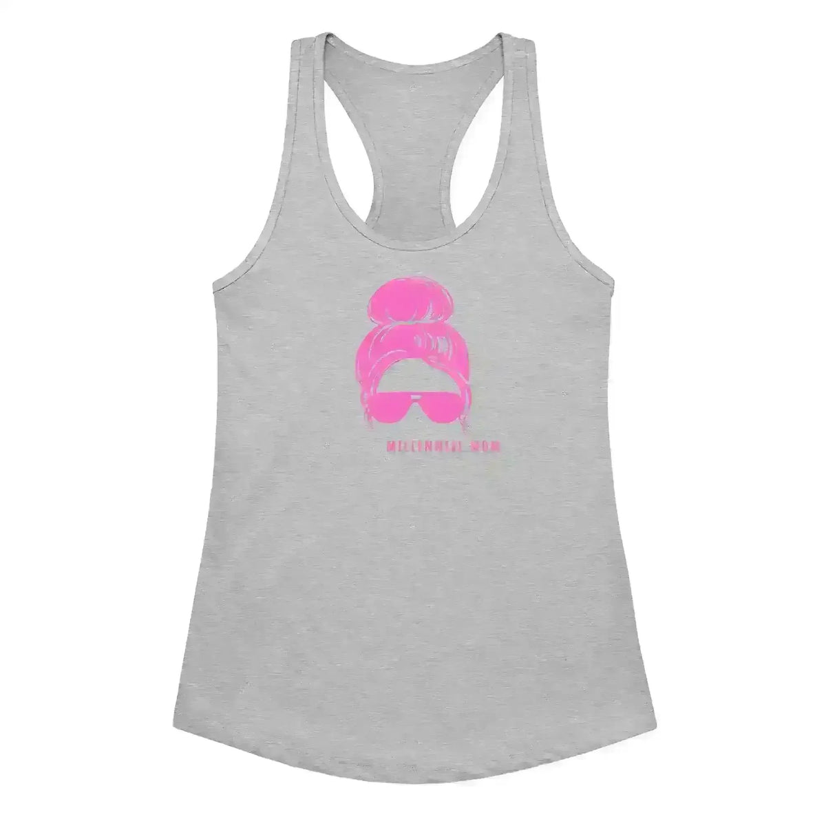 Millennial Mom - Racerback Tank - Cady Creations