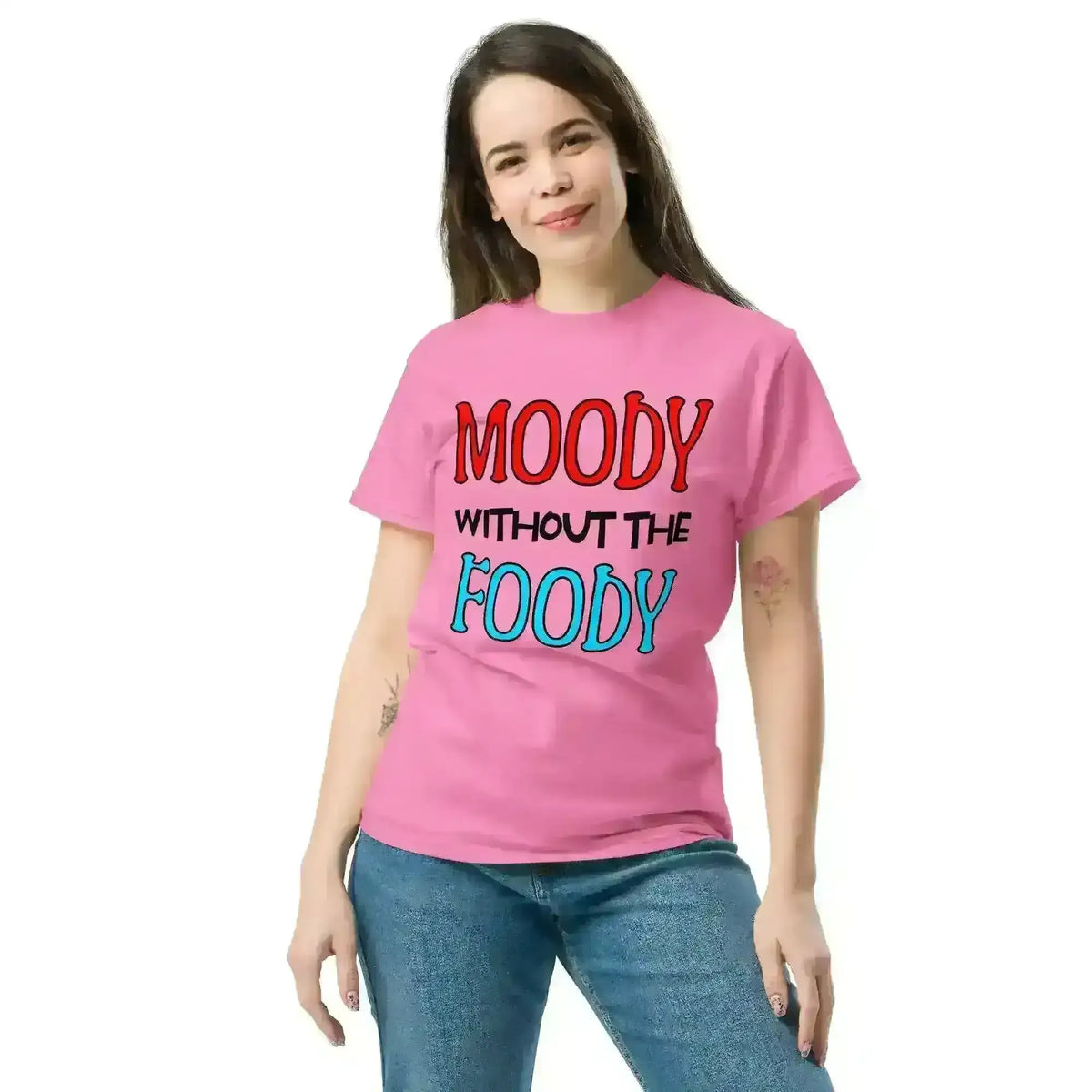 Moody Without The Foody Unisex Tee - Hangry Humor - Cady Creations