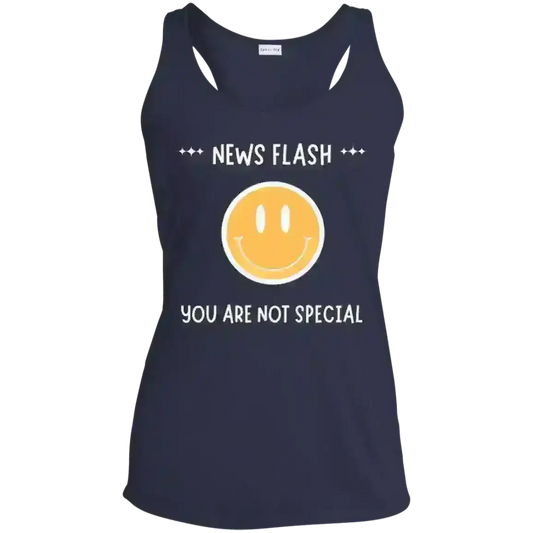 News Flash You're Not Special - Racerback Tank - Cady Creations