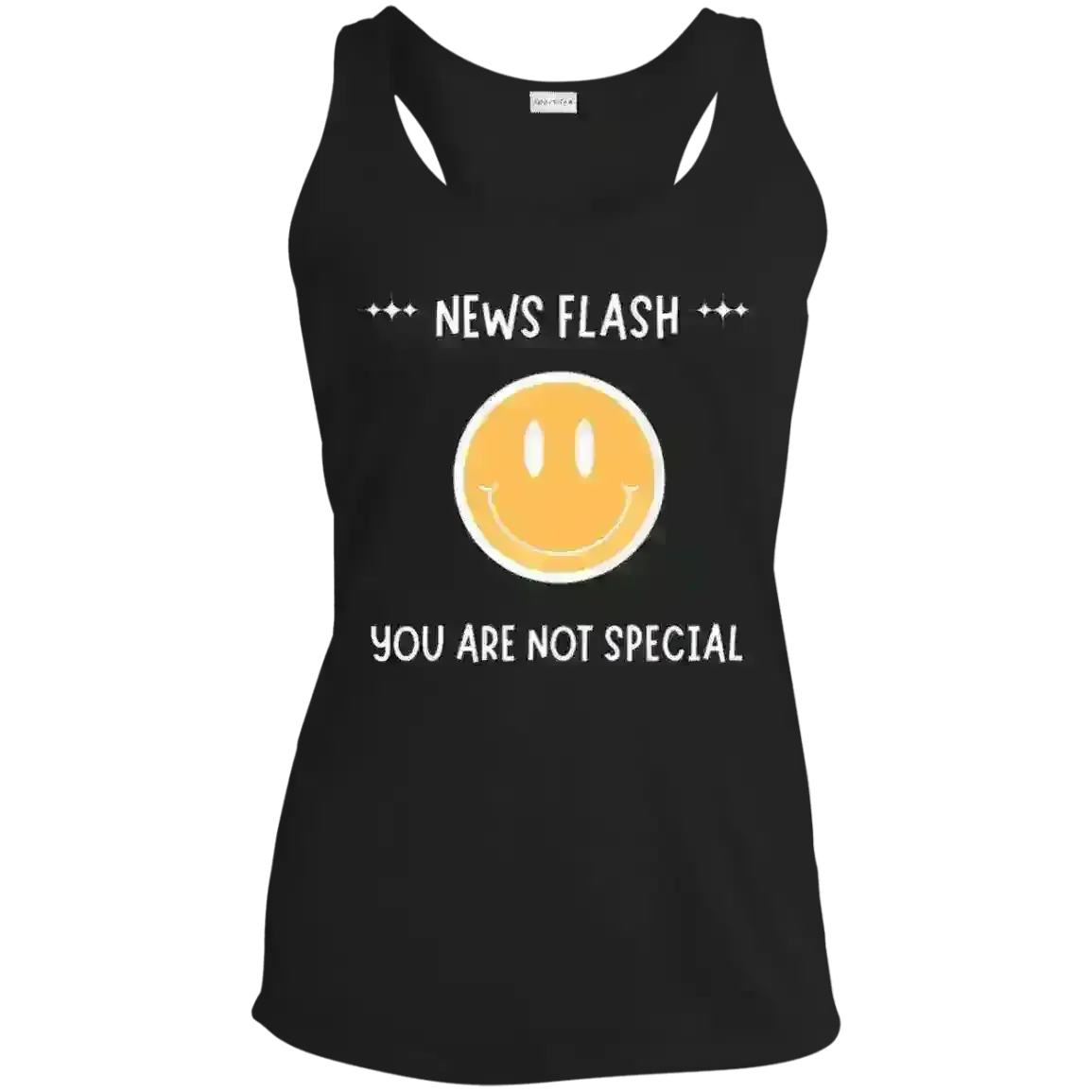 News Flash You're Not Special - Racerback Tank - Cady Creations