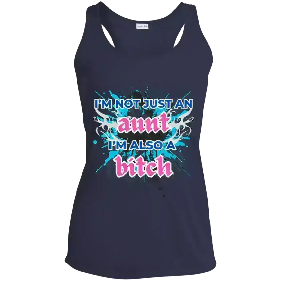 Not Just An Aunt - Racerback Tank - Cady Creations
