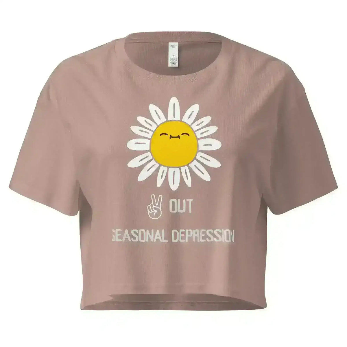 Peace Out Seasonal Depression - Crop Top - Cady Creations