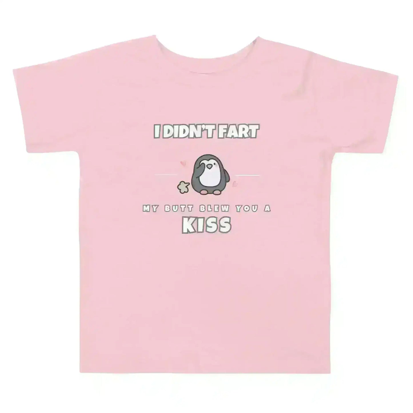 Penguin Toots Butt Kiss - Toddler Tee - Cady Creations