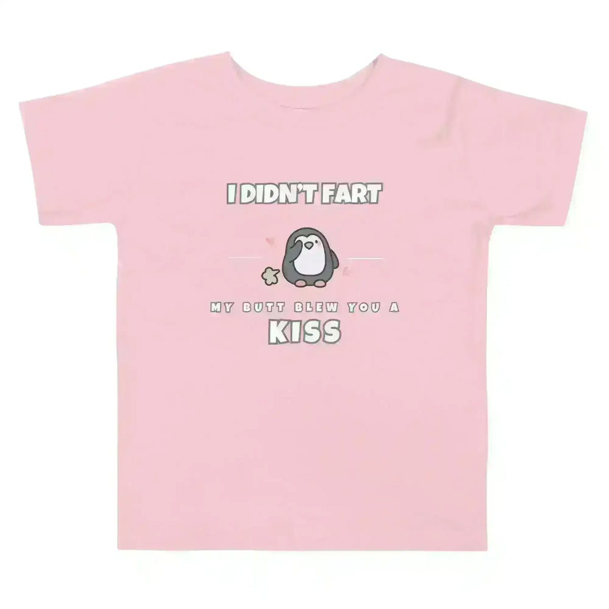 Penguin Toots Butt Kiss - Toddler Tee - Cady Creations