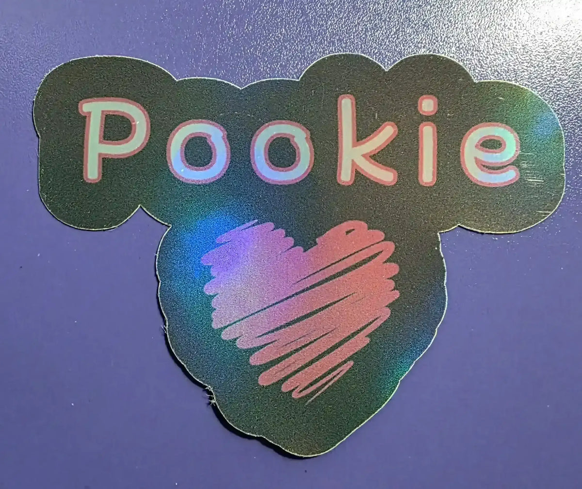 Pookie Heart - Premium Vinyl Sticker - Cady Creations