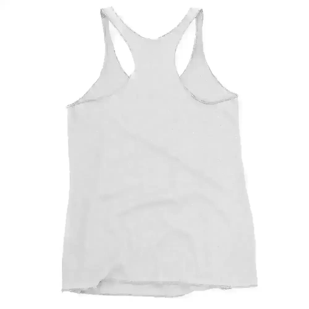 Proud Military Mom Patriotic Heart - Raceback Tank - Cady Creations