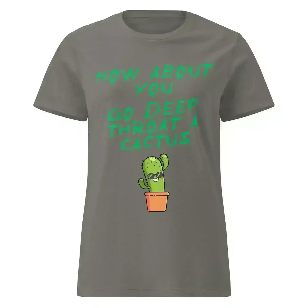 Sassy Cactus - Fitted Tee - Cady Creations