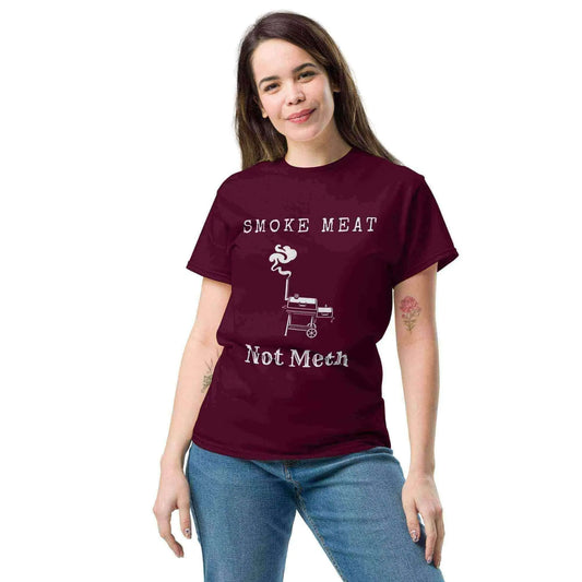 Smoke Meat Not Meth - Unisex Tee - Cady Creations