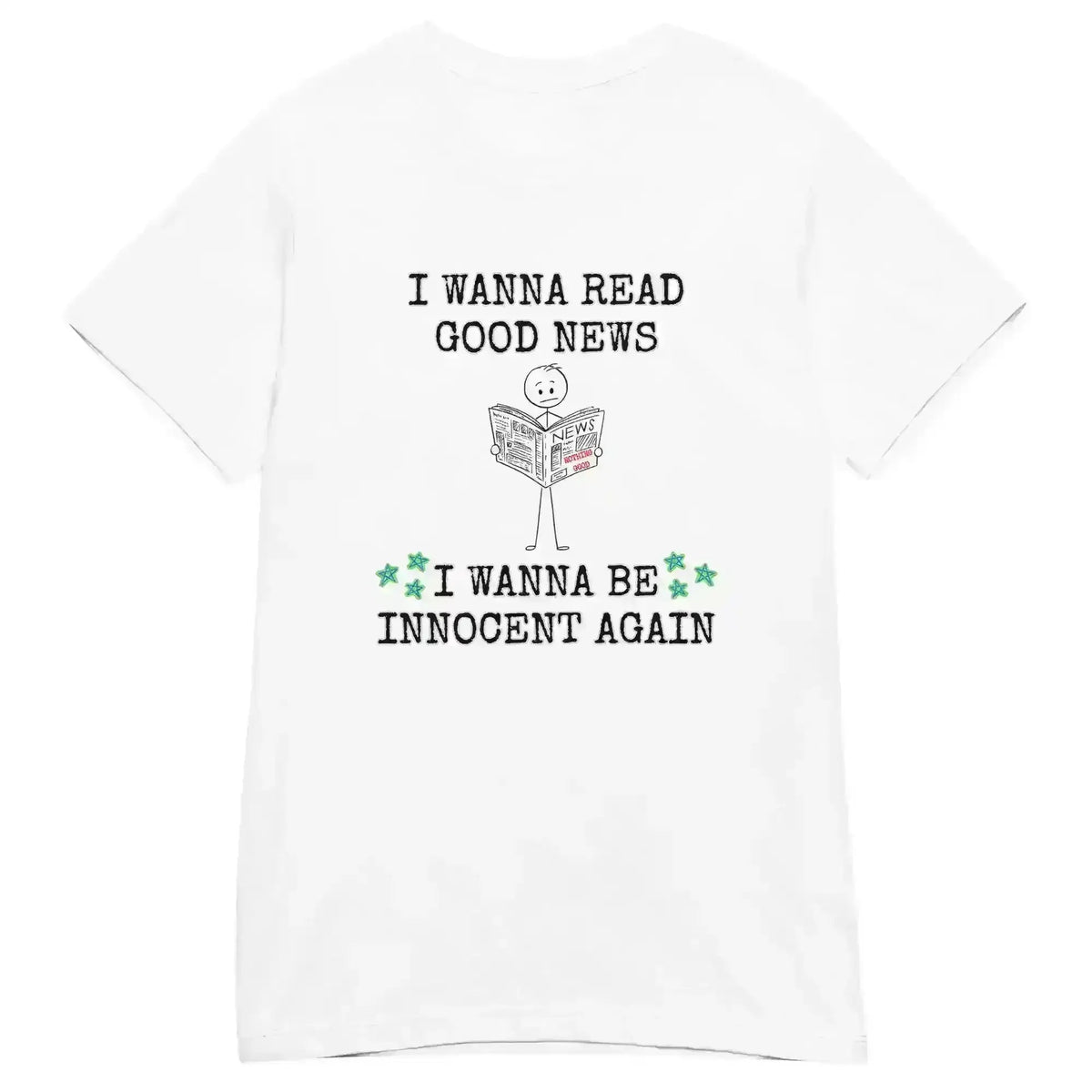 Good News Something Corporate Inspired Fitted Tee - Cady Creations