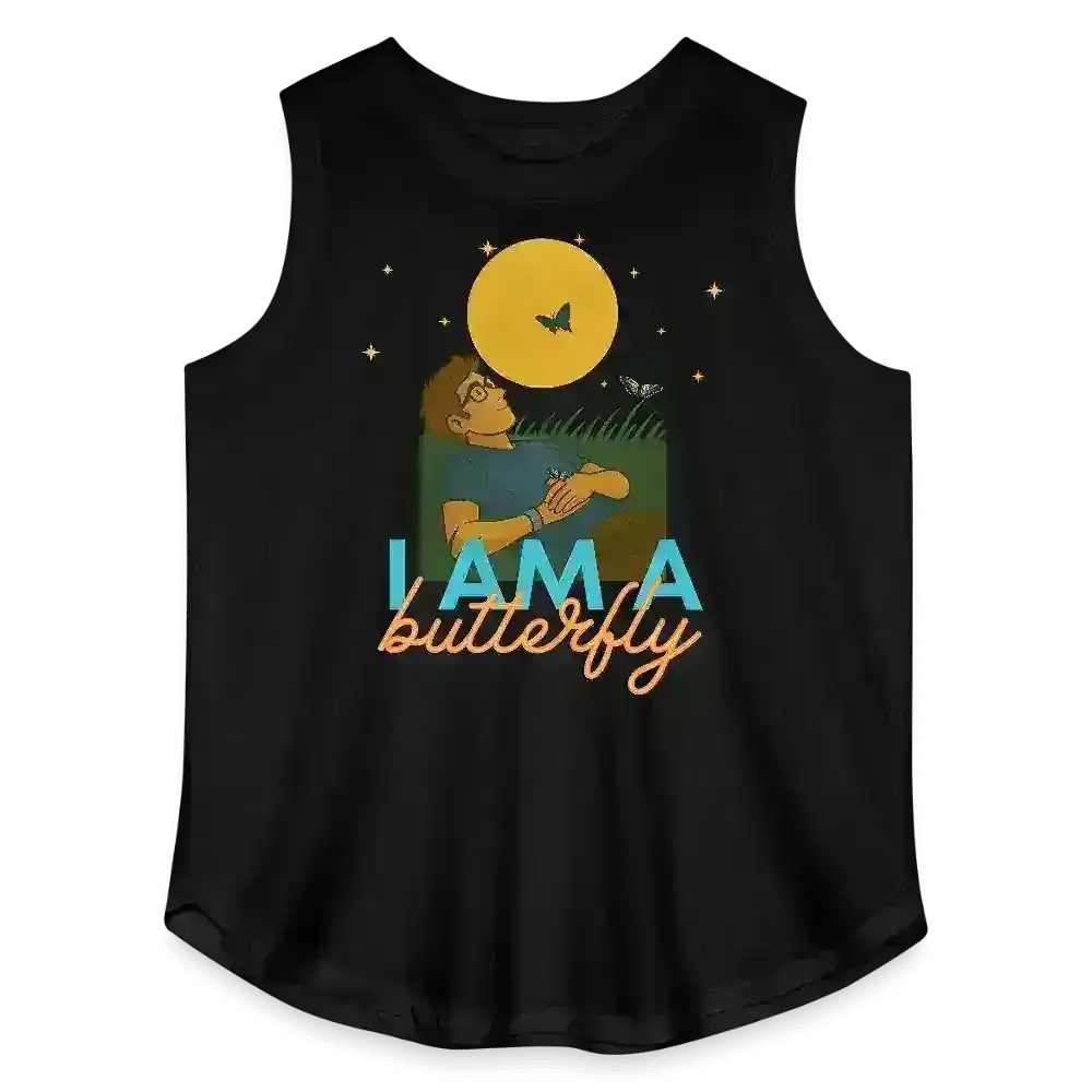 Something Corporate Me And The Moon Inspired - Curvy Tank - Cady Creations